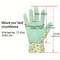 Kitcheniva Women's Non-Slip Grip Gardening Work Gloves, Light Green